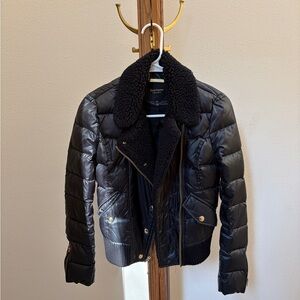Juicy Couture Black Shearling Jacket